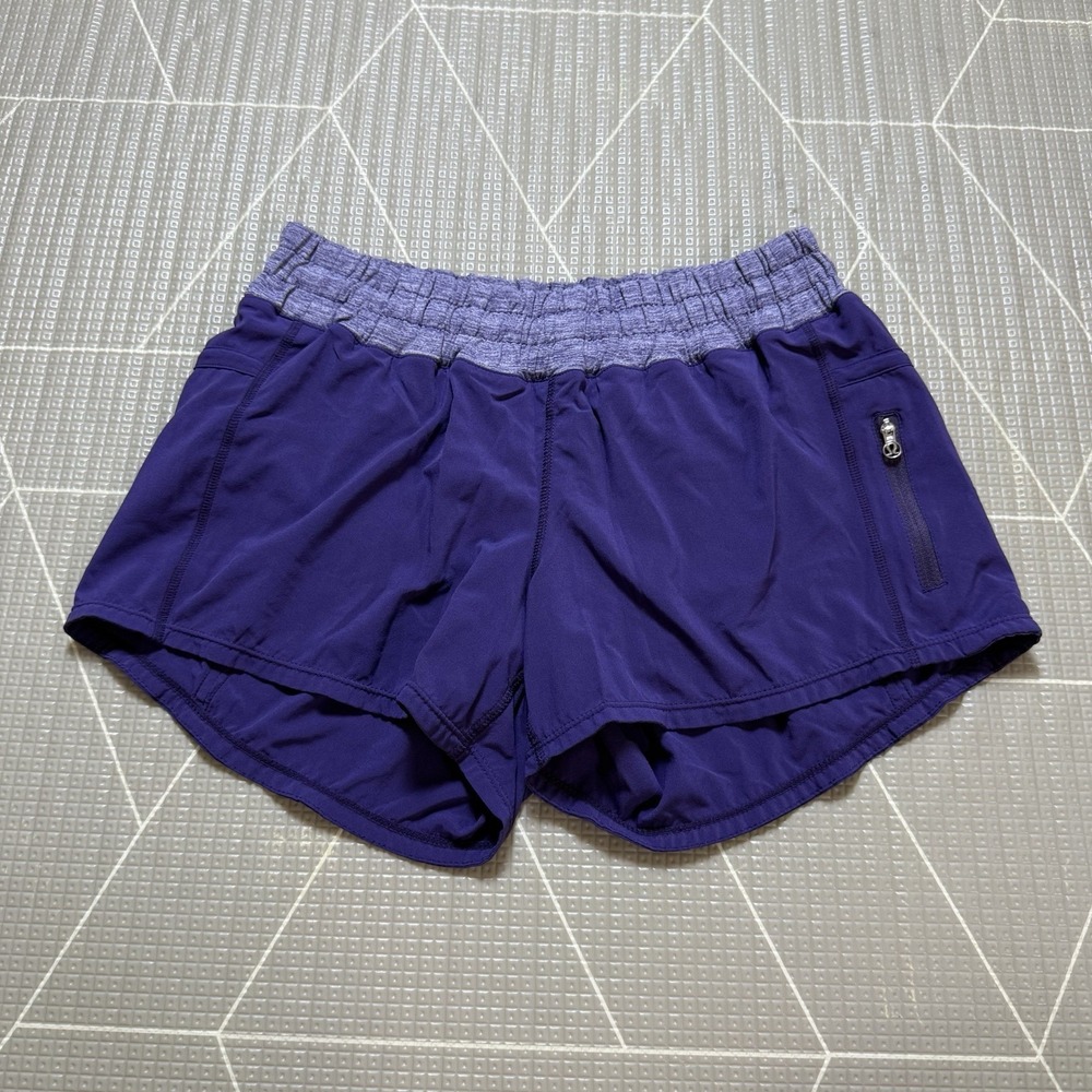 Lululemon Tracker Short II *4-way Stretch 6 Purple 3" Y2K Low Rise Run Train